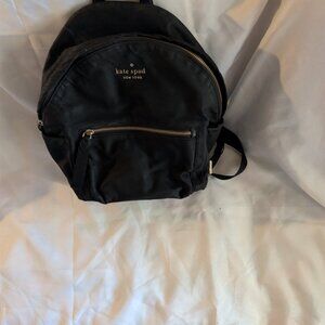 Authenticated Kate Spade Chelsea Backpack Black Excellent Condition